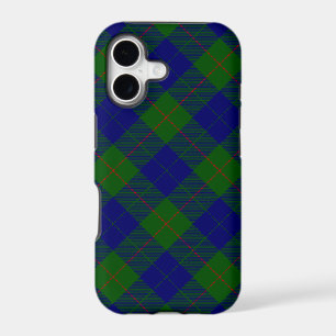 Barclay tartan blue green plaid iPhone 17 case
