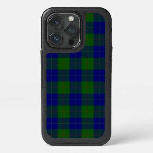 Barclay tartan blue green plaid iPhone 13 pro case