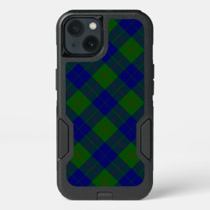 Barclay tartan blue green plaid iPhone 13 case