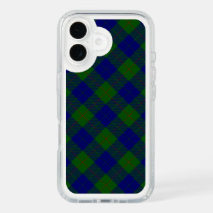 Barclay tartan blue green plaid iPhone 16 case