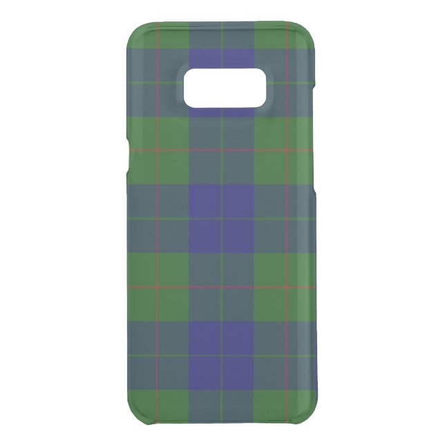 Barclay tartan blue green plaid uncommon samsung galaxy case (Back)