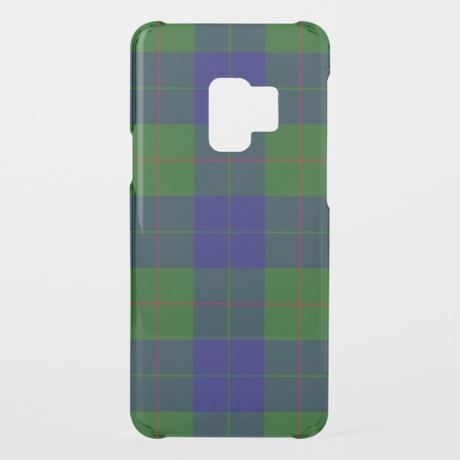 Barclay tartan blue green plaid uncommon samsung galaxy case (Back)
