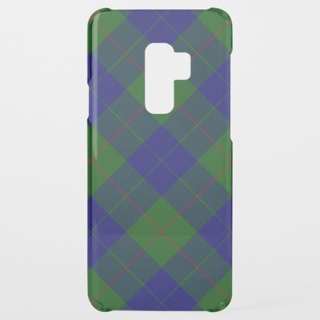 Barclay tartan blue green plaid uncommon samsung galaxy case (Back)