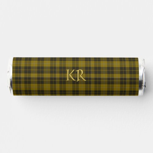 Barclay Tartan with your initials Scottish Plaid Breath Savers Mints