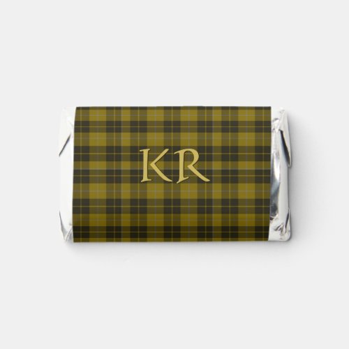 Barclay Tartan with your initials Scottish Plaid Hersheys Miniatures