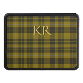 Barclay Tartan with your initials, Scottish Plaid Hitch Cover