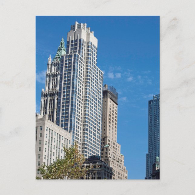 Barclay Tower Manhattan New York City Postcard (Front)