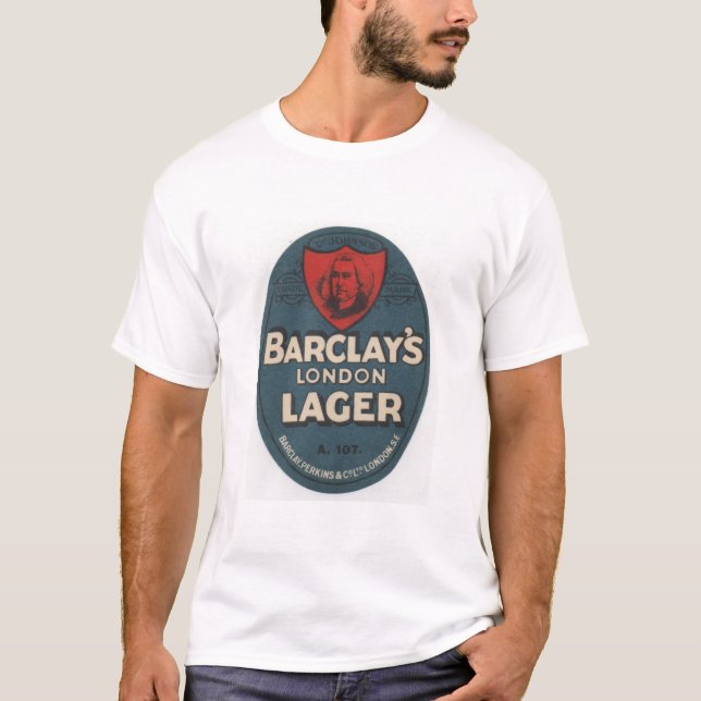 Barclay's London Lager T Shirt (Front)