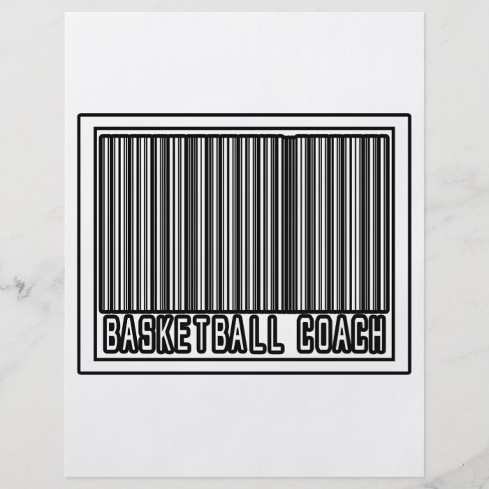 Barcode Basketball Coach Flyer