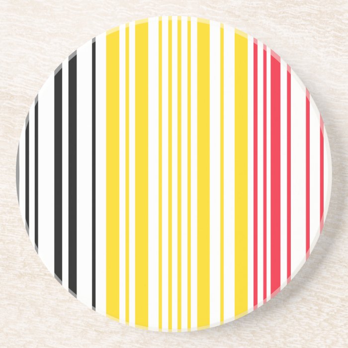 Barcode Belguim Flag Drink Coasters