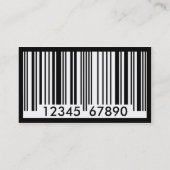 barcode boy business card (Back)