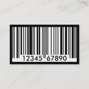 barcode business card