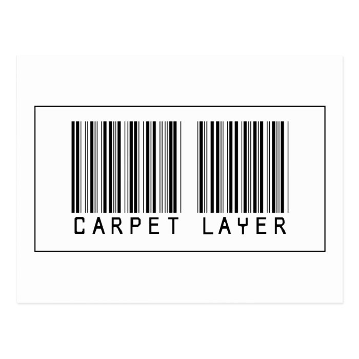 Barcode Carpet Layer Post Cards