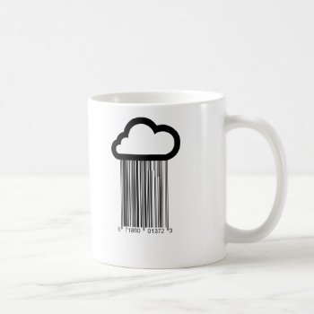Barcode Cloud Illustration Mug by DangerMouthdesign at Zazzle