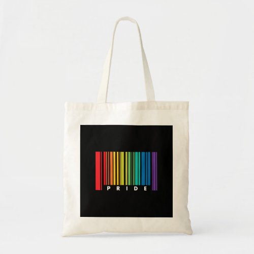 Barcode Gay Pride LGBT Lesbian Tote Bag