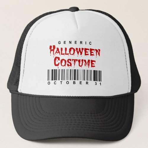 Barcode Generic Halloween Costume Trucker Hat