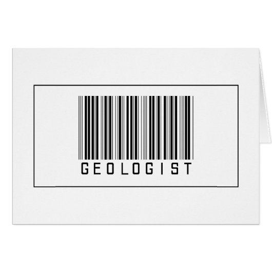 Barcode Geologist Cards (Front Horizontal)
