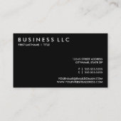 barcode home business card (Back)