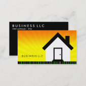 barcode home sunrise business card (Front/Back)