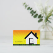 barcode home sunrise business card (Standing Front)