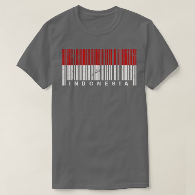 Barcode Indonesia T-Shirt (Design Front)