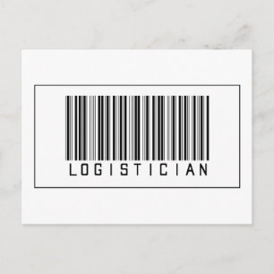Barcode Logistician Postcard