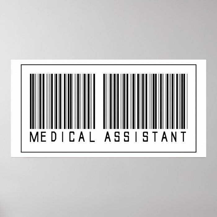 Barcode Medical Assistant Poster