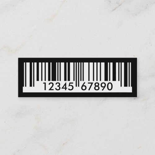 barcode business card