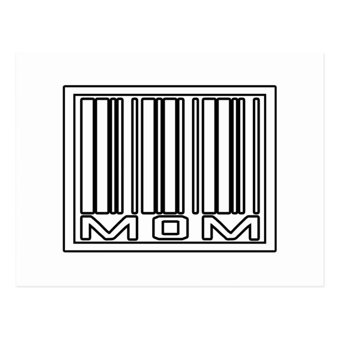 Barcode Mom Postcards