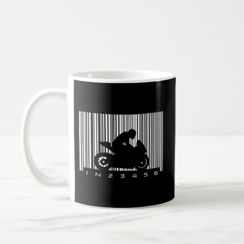 Barcode Motorcycle Coffee Mug