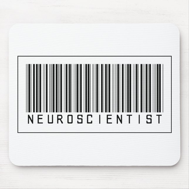 Barcode Neuroscientist Mouse Pad (Front)