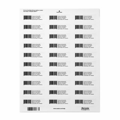 Barcode - Not for Sale Label | Zazzle