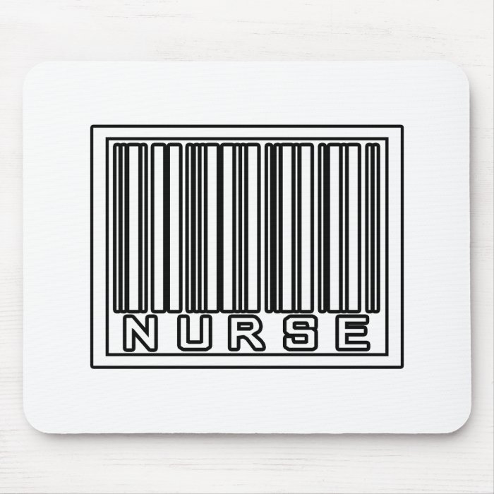 Barcode Nurse Mouse Pad