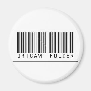 Barcode Origami Folder Magnet