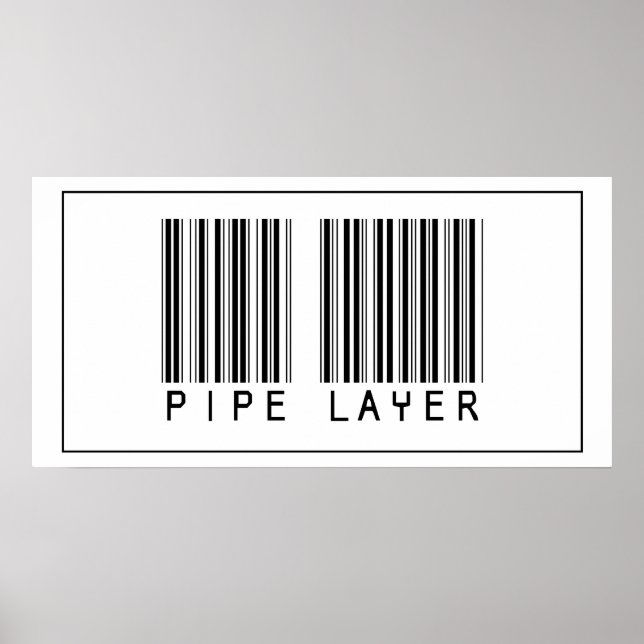 Barcode Pipe Layer Poster (Front)