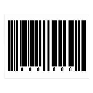 barcode postcard postcards