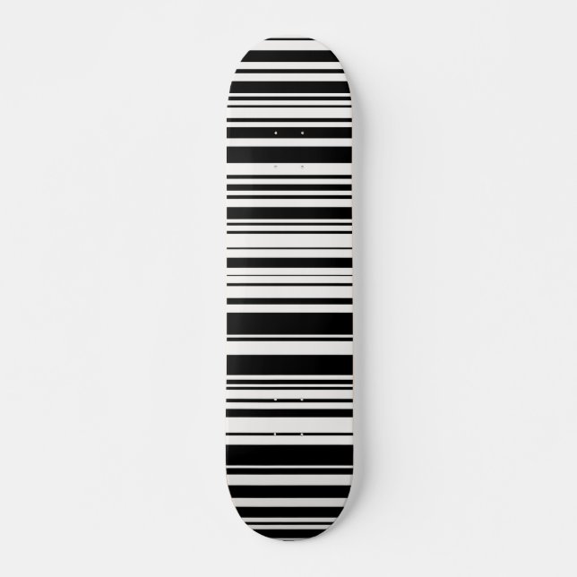 Barcode Skateboard Deck (Front)