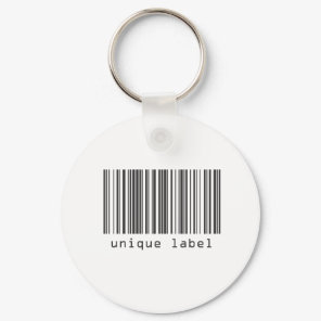 Barcode - Unique Label Keychain