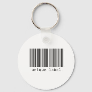 Barcode - Unique Label Keychain
