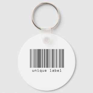 Barcode - Unique Label Keychain