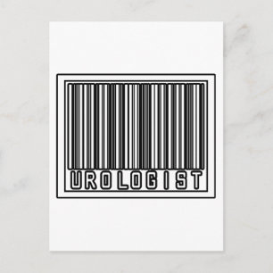 Barcode Urologist Postcard