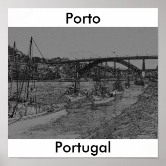 Barcos de Porto Poster