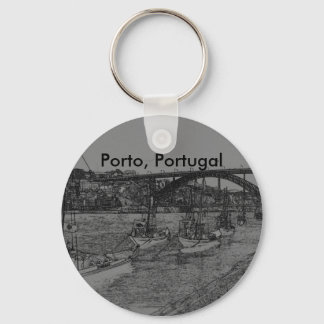 Barcos, Porto, Portugal Keychain