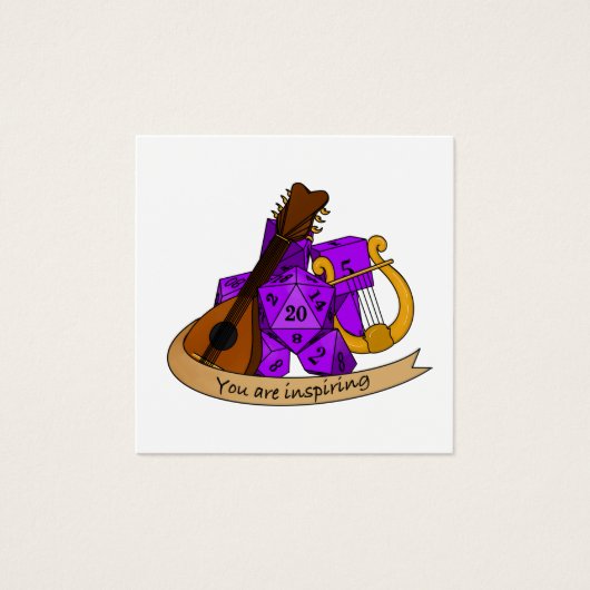 Bard Dice Design (Front)