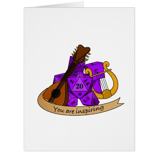 Bard Dice Design Cards (Front)