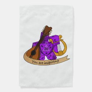 Bard Dice Design Garden Flag