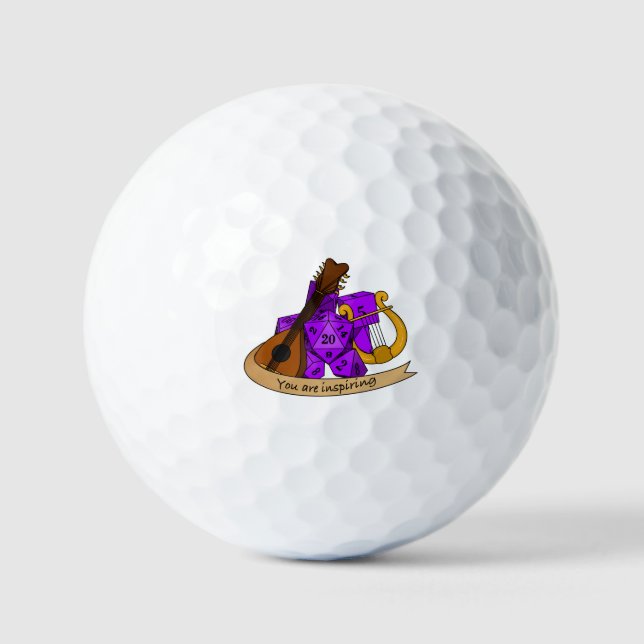 Bard Dice Design Golf Balls (Front)