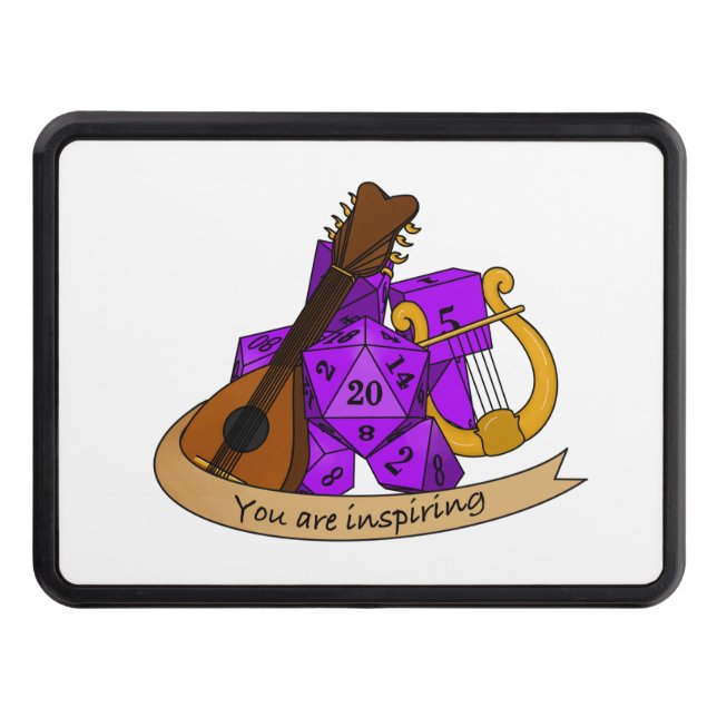 Bard Dice Design Hitch Cover (Front)