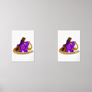 Bard Dice Design Wall Art Sets