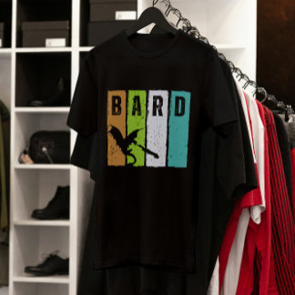 Bard Dungeon Fantasy Role playing Grunge T-Shirt